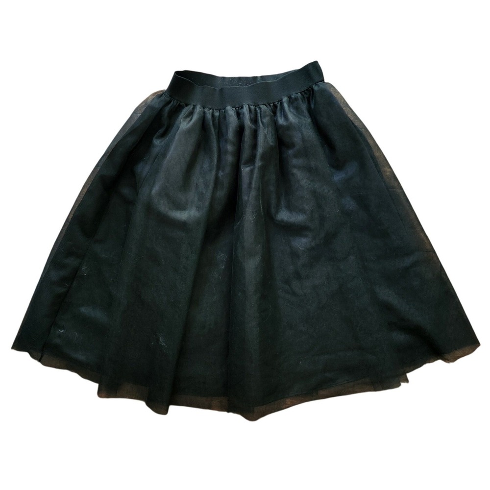 Tulle Black Midi Skirt Ballet, Goth,  Romantic, Fairycore, Ethereal, Coquettet
